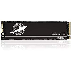 Dogfish 4TB NVMe SSD M.2 2280 PCIe Gen4.0x4, Hoogwaardige Interne Gaming SSD met Grafeen Thermisch Pad, tot 7300MB/s, PS5 / Playstation/Laptop/PC Compatibel