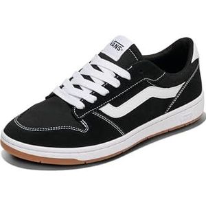 Vans - Ryland LS - Sneakers - Zwart - Wit - Suède - Canvas - Rubber