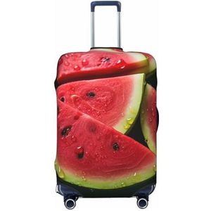 NONHAI Reisbagagehoes watermeloen mooie spandex kofferbeschermer, wasbare bagagehoezen, elastische krasbestendige bagagehoes, beschermer, geschikt voor bagage van 45-72 cm, Zwart, S