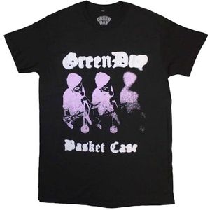 Green Day Basket Case Band Logo T Shirt S