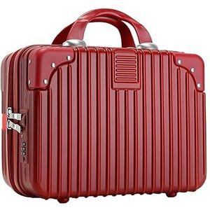 Koffer Bagage Handbagage Oplaadbare Functie Ontwerp Koffer Dames Wachtwoord Instappen Reiskoffer (Color : F, Size : 16inch)