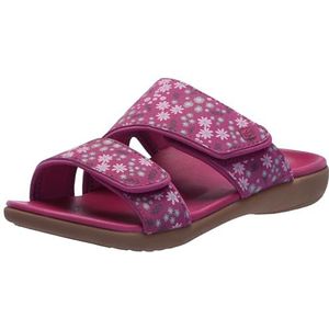 Spenco Dames Kholo Nuevo Sierlijke Floral Slide Sandaal, Fuchsia, 4 UK Wide