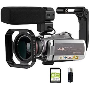 Videocamera, Video Camera Camcorder With Microphone AZ50 64X Digital Zoom Night Vision Profesional Digital Zoom Camera Recorder For Vlog Recording