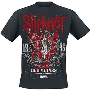 Slipknot Iowa Star T-shirt zwart XXL 100% katoen Band merch, Bands