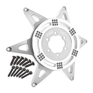 Aluminium 7075 Rear Wheel Pattern Buckle For LOSI 1:4 Promoto-MX Motorcycle Dirt Bike RTR FXR LOS06000 LOS06002 Upgrades - Silver