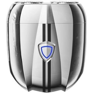 - Mild en niet-irriterend voor de poriën Comfortabele, waterdichte elektrische scheermachine for mannen - draagbaar scheerapparaat for nat en droog gebruik for dagelijkse verzorging - Kan als cadeau g