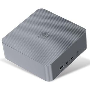 Beelink EQR6 Mini PC, AMD Ryzen 5 6600U(6C/12T tot 4.5Ghz), 32GB LPDDR5 RAM 500GB PCIe4.0 SSD Mini Computer, WiFi6, BT5.2, Dual HDMI, Dual 1000M LAN, USB3, Type-C