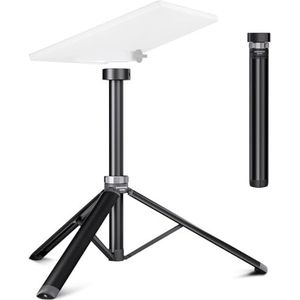 NEEWER ST93 Satellietstatief accessoireset compatibel met Starlink Mini, 14 inch draagbare aluminium standaard, 1/4 ""& 3/8"" conversie-adapter voor camper camper, NIET voor de buisbevestiging