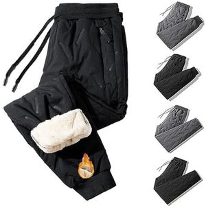 Winter Thermische Broek - Zwart - Plus Size - Gevoerde Warme Vrijetijdssportbroek - M-7XL