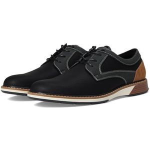 Stacy Adams Heren Phineas Plain Toe Lace Up Oxford, Zwart, 8 UK