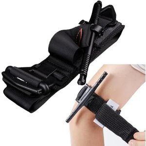 Tactische Tourniquet, Reddingsapparaat Met Één Hand En Aluminium Bevestigingsstang, Lengte 106 Cm, Tijdregistratie, Afneembare Gesp For Eerste Hulp In De Buitenlucht Spellen(100PCS)