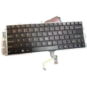 Laptop Toetsenbord Voor For SONY VPCZ2 VPCZ212GX VPCZ213GX VPCZ214GX VPCZ216GX VPCZ217GG VPCZ2190S VPCZ2190X VPCZ21AGX VPCZ21BGX VPCZ21CGX Zwart Verenigde Staten Lay-out