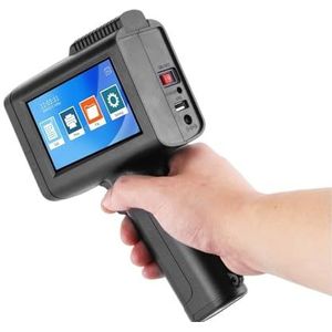 Brede codeertoepassingen 12,7 mm handheld inkjetprinterpistool met sneldrogende inkt for tekst QR barcode batchnummer logo datumlabel codeermachine Lichtgewicht en handig(Include 1 Cartridge)
