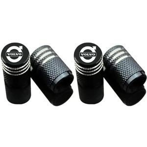 4 Stuks Autoventieldoppen voor Volvo V40 V60 S60 S80 S90 XC60 Ventieldoppen auto Ventieldoppen Ventieldoppen Ventieldopjes Ventieldopjes Banden