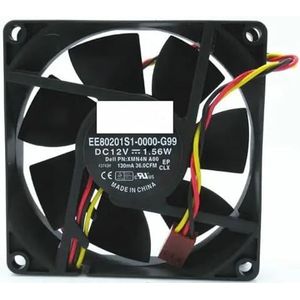 8CM EE80201S1-0000-G99 8020 12V 1,56W Koelventilator ME80201V1-000C-A99 PVA080F12H(PVA080F12H)