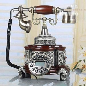 Telefoon Europese Telefoon Vaste Telefoon Familie Vaste Retro Telefoon Creatieve Oude Antieke Mode, Bruin