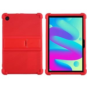 Compatibel Met TCL Tab 10 4G/Tab10 FHD 4G/Tab 10 HD 10L Soft Silicon schokbestendig Tablet Case Bescherm Shell(Color:Red,Size:For TCL TAB 10)