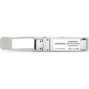 QSFPTEK 100GBASE-ZR4 QSFP28 1310nm 80km DOM LC SMF Optische Zendontvangermodule voor Cisco QSFP-100G-ZR4-S