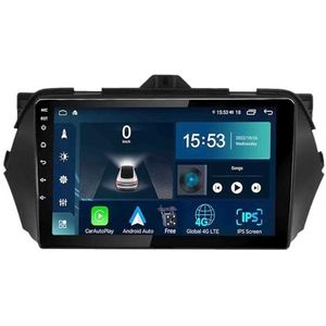 Android 14.0 2 Din Autoradio 9"" Touchscreen Auto Stereo voor Suzuki Ciaz 2014-2018 met Draadloze Carplay Android Auto GPS navigatie AHD Omgekeerd beeld Stuurwielbediening(S-6(8G+128G))