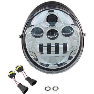 Motorfiets koplamp LED-koplamp Voor Motorfiets, Grootlicht/dimlicht Voor V-Rod Voor VRSC Voor VRSCA Voor VRSCB Voor VRSCF Voor VRSCSE Voor VRSCSE2 Koplampassemblage & -onderdelen(Chrome)