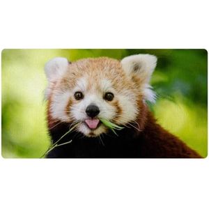 VAPOKF Dierlijke rode panda keukenmat, antislip wasbaar vloertapijt, absorberende keukenmatten loper tapijten voor keuken, hal, wasruimte
