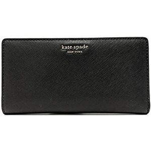 Kate Spade New York Large Slim Bifold Wallet (Cameron WLRU5444 Black)