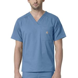 Carhartt Scrubs C16418 Heren Robuuste Flex Moderne Fit Ripstop Borstpock - XXX-Large - Azuurblauw