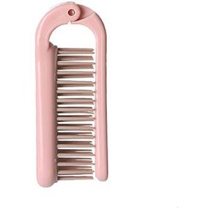DieffematicSZ kam Foldable Hair Comb Portable Travel Curling Straight Hair Brush Soft Tooth Head Massager Hair Styling Accessories