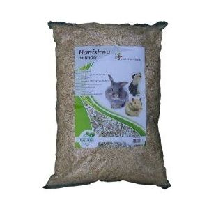 pemmiproducts Hennepstrooisel 45 liter (EUR 0,26/liter), strooisel van 100% hennep als kooi, bodembedekking voor konijnen, cavia's, hamsters, degus, ratten en andere knaagdieren