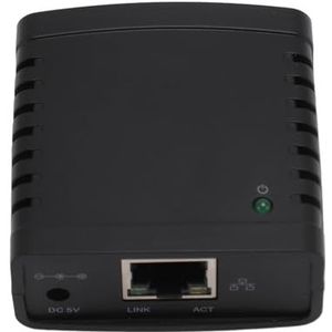 USB-Printserver, Eenvoudige Bediening Gedeelde Printserver 100Mbps Draadloos 100-240V voor Het Afdrukken van Documenten voor op Kantoor (EU-stekker 100-240V)