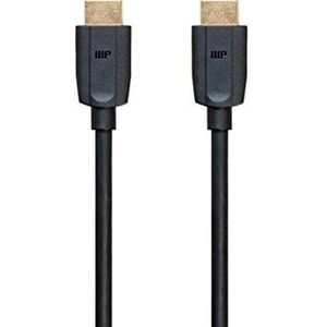 Monoprice 8K Ultra High Speed HDMI-kabel - 10 voet - zwart | 48 Gbps, compatibel met Sony Playstation 5, Playstation 5 Digital Edition, Microsoft Xbox Series X en Xbox Series S