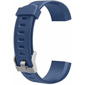 LUGEMA Mode Siliconen Band Kleurrijke Verstelbare Ademende Horloge Armband Compatibel Met ID115 Plus Smart Sport Polsband Vervanging Band (Size : Purple)
