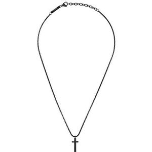 Breil Light Row men's short necklace TJ3518 316L steel with Black PVD