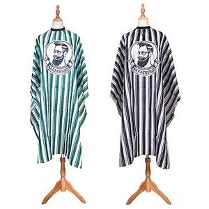2 Pack Professionele Salon Cape, Haarknippen Kappers Styling Cape voor volwassenen met Snap Sluiting 61 x 53inch