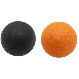Deep Tissue Lacrosse Myofascial Massage Bal voor Achterhals Oranje Zwart