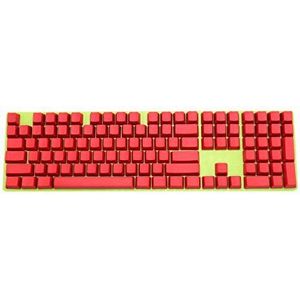 Rood Leeg Dik PBT OEM Profiel 108 ANSI Keycaps voor MX-Schakelaars Mechanisch Toetsenbord (alleen Keycap)