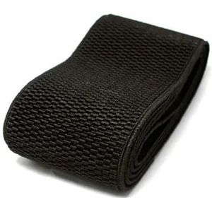 6CM brede duurzame broek rok riem kleur elastische band/twill elastische tape latex elastische tape rubberen band-zwart-60mm-1M