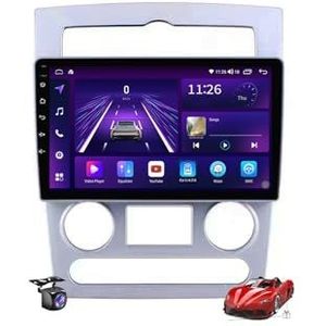 Android 15.0 Radio 2 Din Auto Stereo met 4G 5G WiFi DSP SWC Carplay voor Rohens Coupe 2004-2005-2006 GPS Navigatie 9'' MP5 Multimedia Video Player FM BT Ontvanger,A,M6 Plus3