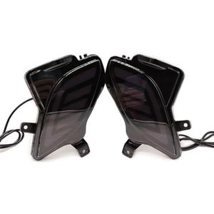 Remlicht Voor Toyota Voor Highlander 2020-2023 Auto Led Bumper Licht Mistachterlicht Remlicht Dynamische Richtingaanwijzer Reflector Achterlichten(Smoke Cover)
