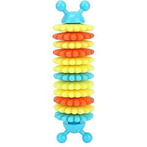 Caterpillar Shape Bite Toy, Pet Dog Kauwspeelgoed Caterpillar Shape Hondenbeten Speelgoed voor Hulp Hondentanden(blue)