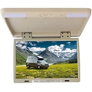 Draagbare dvd-speler voor videospelers op hoofdsteunen in auto's 22 inch autodakmonitor neerklapbaar scherm overhead multimedia video plafond dakmontage display ingebouwde IR USB FM HDMI met HD-rotere
