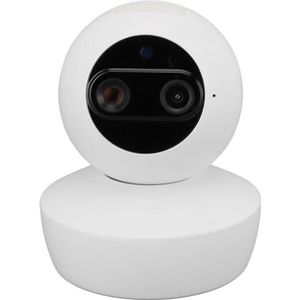 1080P Beveiligingscamera 2 Lens WiFi Nachtzicht Groothoek Bewegingsdetectie 2 Weg Talk Indoor Camera voor Huisdieren Thuis