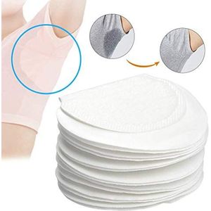 BUYGOO Okselpads, 80 stuks, zweetpads, voor dames en heren, perfecte pasvorm, absorberend, onzichtbaar en comfortabel, bescherming tegen zweetvlekken, deovlekken