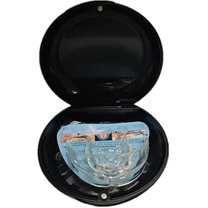 dental oral Hard or Soft Teeth tool corrector correction Trays Straightener aligner, with magnetic storage box (Zacht wit)