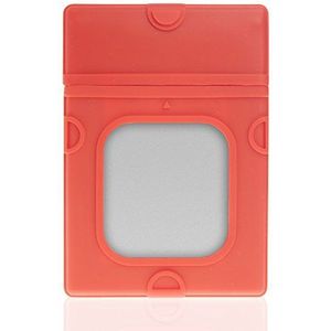 Poppstar Siliconen Harde Schijf Sleeves (voor 2,5 Inch HDD SSD Hard Drive), Veilig Vervoer (Notebook en SSD tot 9,5 cm Hoog), Rood