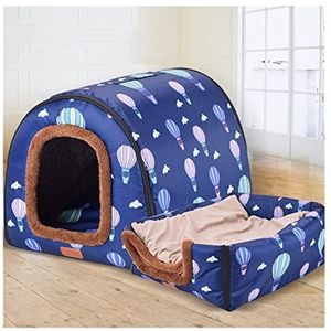 Hondenmand Warm Hondenhok Huis Lounge Voor Katten Medium Kleine Hond Binnen Warm Opvouwbaar Wasbaar Huisdierbed (Color : 8, Size : 35X32X28cm)