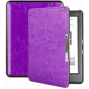 Lunso Geschikt voor Kobo Glo/Glo HD/Touch 2.0 hoes (6 inch) - sleepcover - Paars