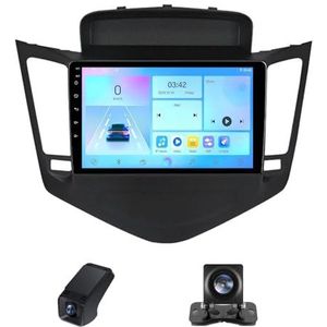 Android 13 Autoradio geldt voor Chevrolet Cruze J300 2008-2014 9 inch Touchscreen Autoradio met Wireless Carplay Android Auto Navi GPS Bluetooth/WiFi+Telecamera Achterkant(NF-7)