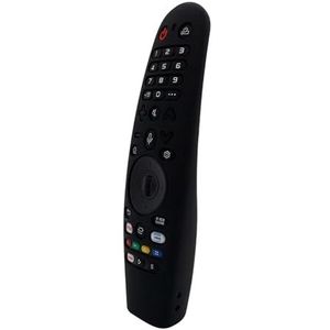Smart TV Magic Afstandsbediening Case Siliconen Beschermhoes Voor AN-MR600 AN-MR650A Met Lanyard (zwart)
