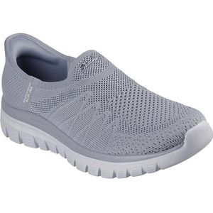 Skechers Modern Comfort Women's Dames Graceful-Mesh Move Hands Free Slip-ins sneakers, grijs, 37 EU, grijs, 37 EU